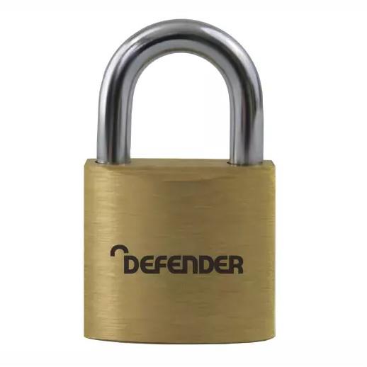 Defender DFBP4 Brass Padlock; 40mm