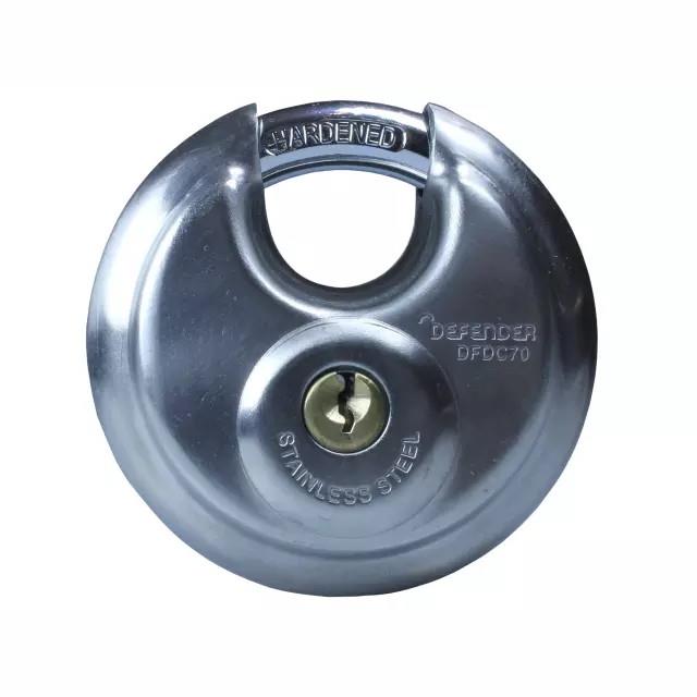 Defender DFDC70 Discus Padlock; 70mm