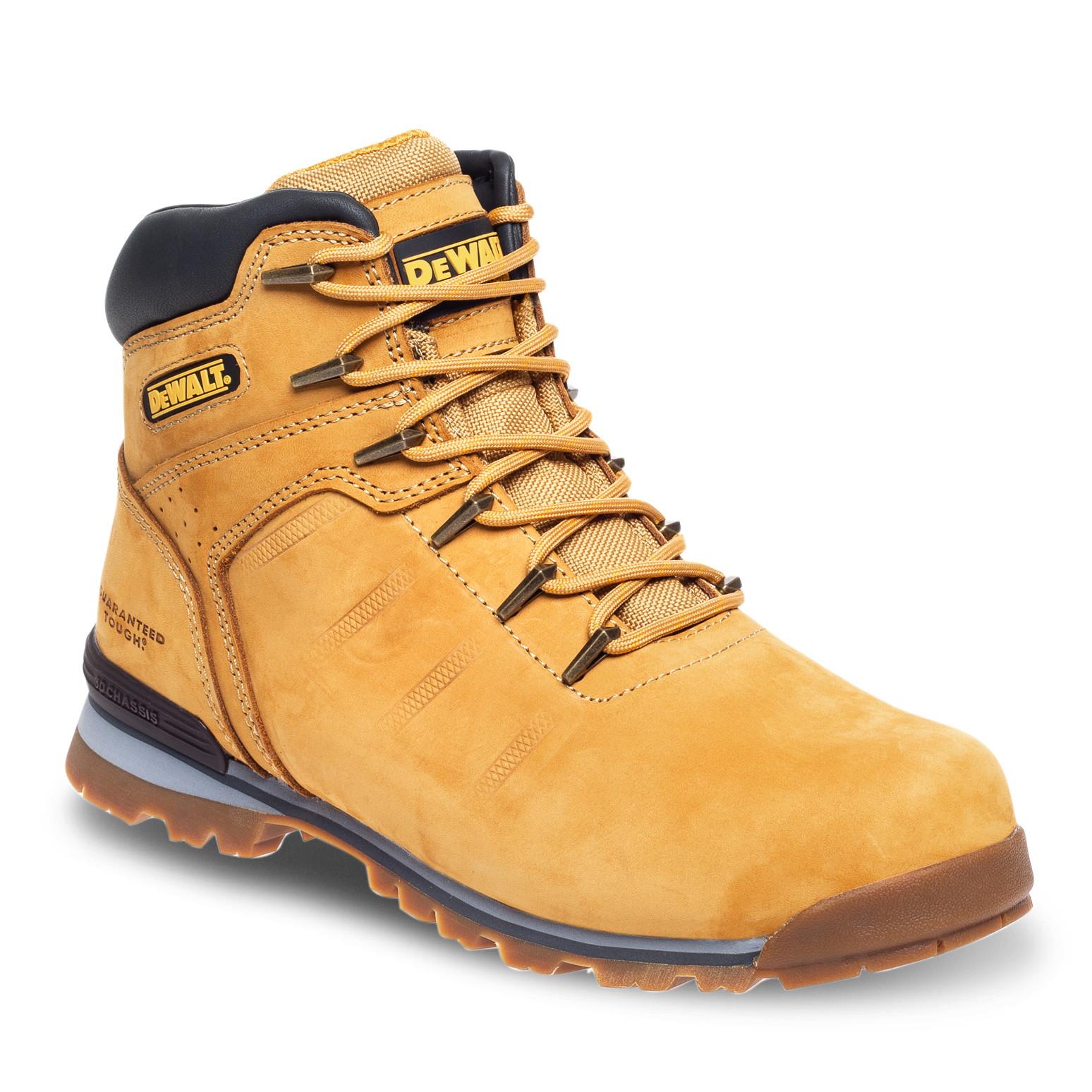 DeWalt Carlisle Wheat Nubuck Safety Boots; SB And SRA Rated; Wheat (WT); Size 9 (43)