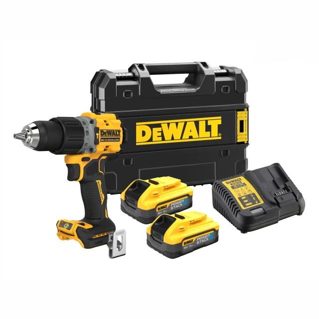 Dewalt DCD805H2T XR Brushless G3 Combi Drill; 2 Speed; 18 Volt; Powerstack System; 2 x 5.0AH Battery; Charger; T-Stak Box