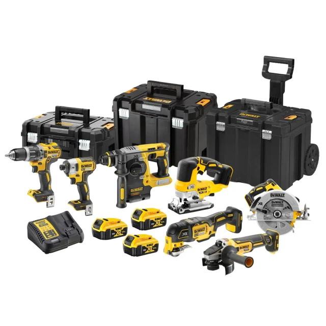 Dewalt DCK755P3T 7 Piece Brushless 18 Volt XR Cordless Kit; Complete With 3 x 5.0Ah Batteries