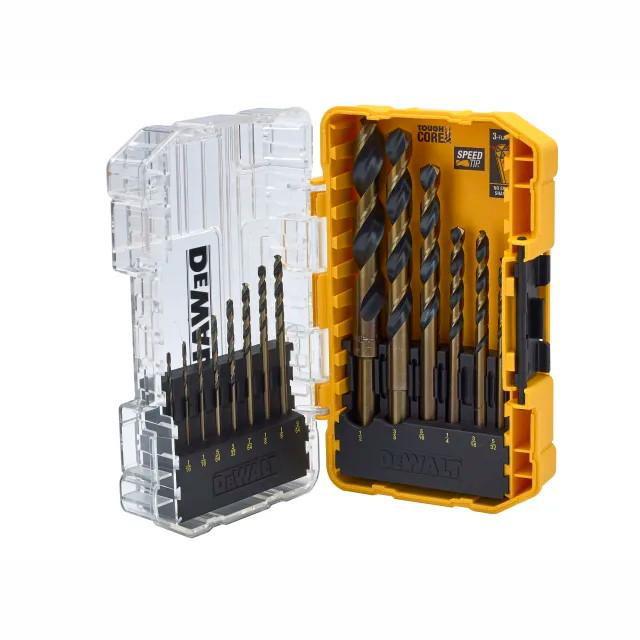 Dewalt DT70727 Black & Gold HSS Drill Set; 14 Piece