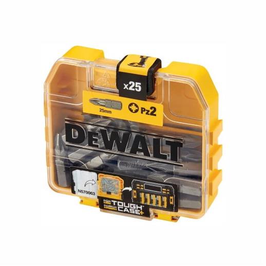 Dewalt DT71521-QZ Screwdriver Bit; PZ2 x 25mm; Tough Case Pack (25)