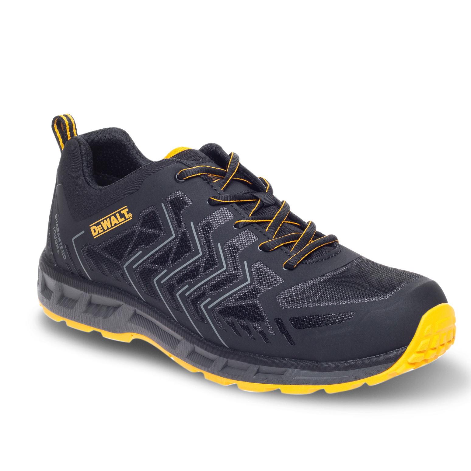 DeWalt Fargo Sports Safety Trainers; SB And SRA Rated; Black/Grey (BK)(GR); Size 9 (43)