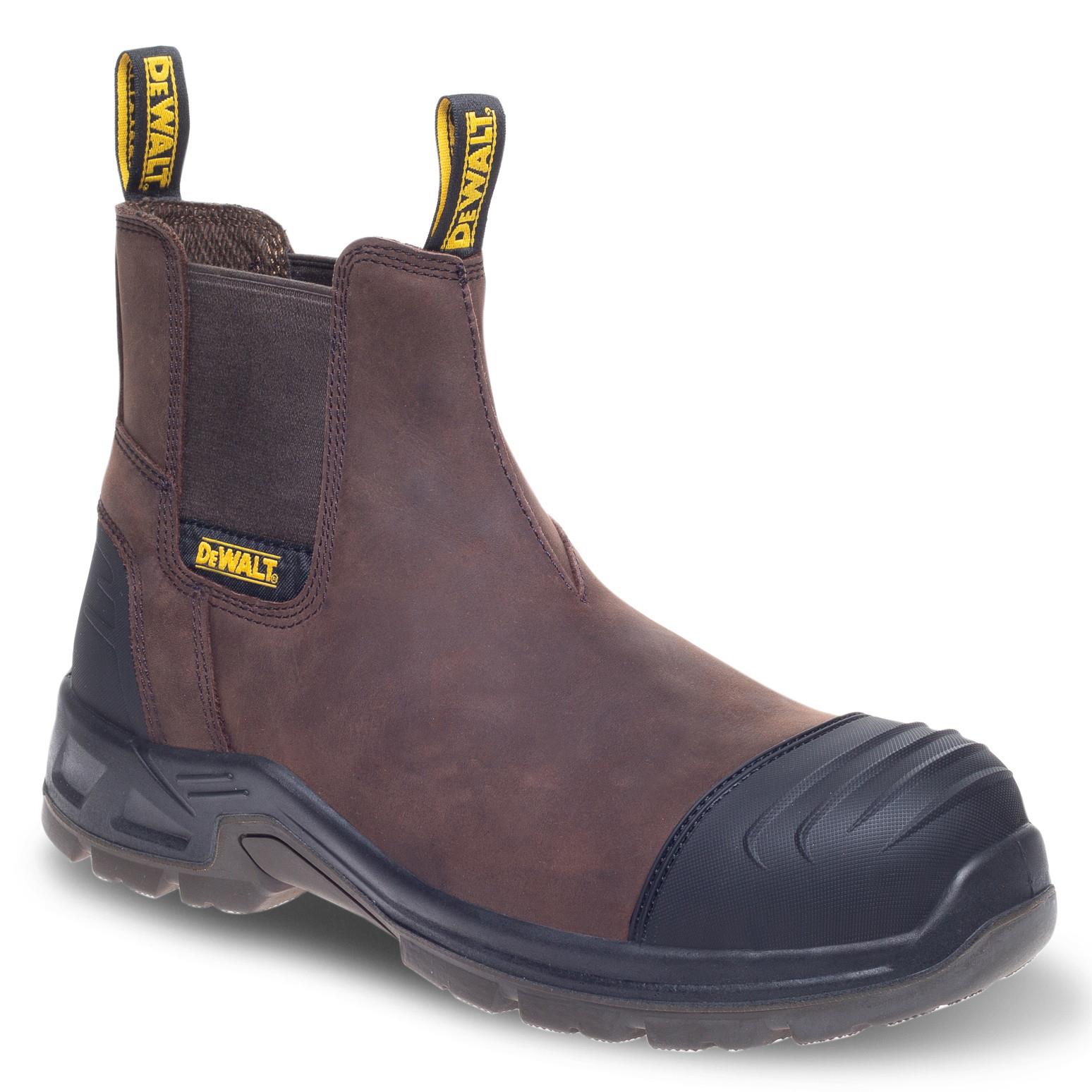 DeWalt Grafton Water Resistant Dealer Boot; S3; HRO And SRC Rated; Brown (BN); Size 9 (43)