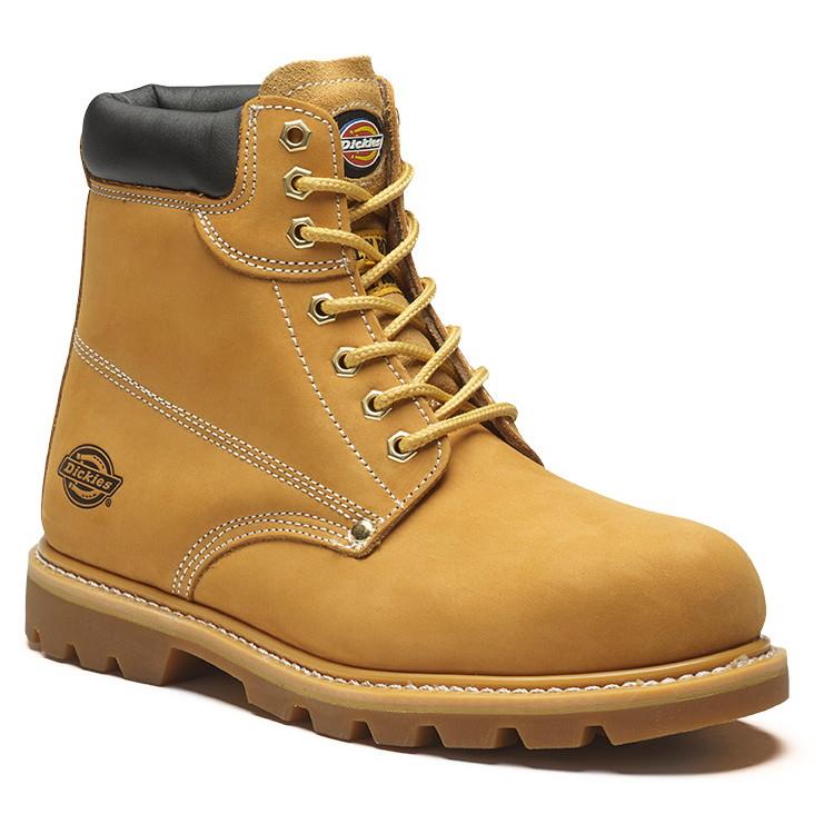 Dickies FA23200 Cleveland Safety Boots; EN ISO 20345; SB-P; Honey (HY); Size 7 (41)