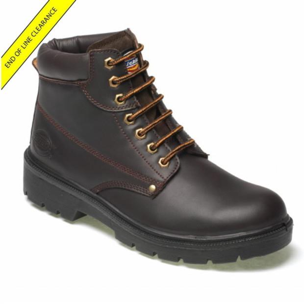 Dickies FA23333 Antrim Super Safety Boots; EN 345-1; Brown(BN); Size 6 (39)