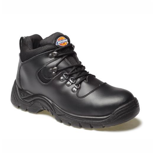 Dickies FA23380A Fury Safety Hiker Boots, EN ISO 20345, S1-P, Black (BK), Size 11 (45)