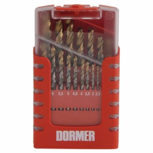 Dormer A087 A002 No.201 High Speed Jobber Drill Bit Set; 19 Piece; 1.0 - 10.0mm