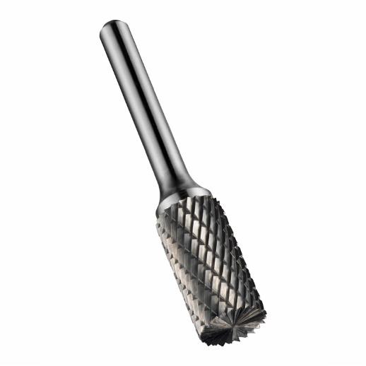 Dormer P803 Solid Carbide Rotary Burr; Bright; For General Purpose Use; Cylinder Type With End Cut; 6.0mm Diameter; 6.0mm Shank
