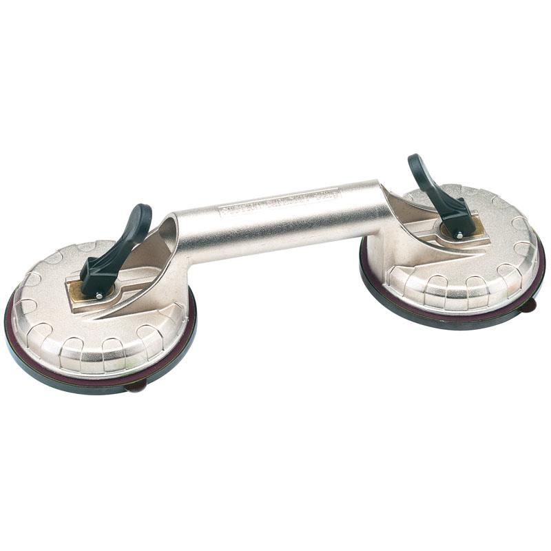 Draper 69723 Expert Twin Pad Suction Cup Lifter; 123mm Pads
