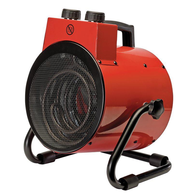 Draper ESH2800E Electric Space Heater; 2.8 kW; Steel Tubular Body; 170mm Fan Diameter