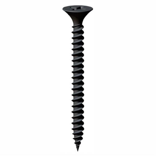 TIMco Drywall Screws; Fine Thread; Black Phosphated; Phillips Head; 3.5 x 25mm; Box (200)