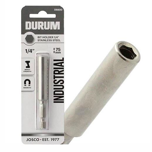 Durum DB800 Industrial Magnetic Impact Screwdriver Bit Holder With Circlip; 1/4