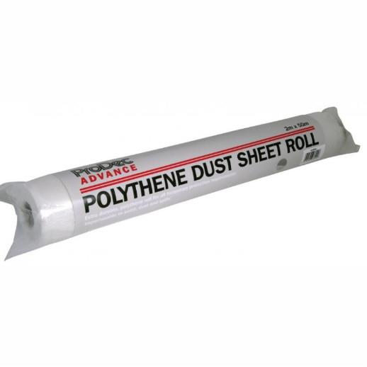 Prodec Professional Poly Dust Sheet; 50 x 2 Metre Roll