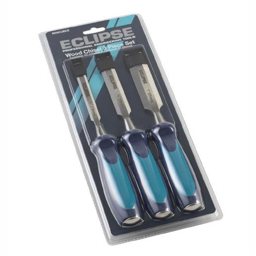 Eclipse BEWC3BCE Wood Chisel Set; 3 Piece; 13; 19 And 25mm (1/2