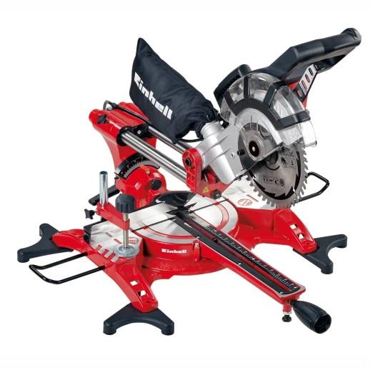 Einhell TC-SM 2131 Dual Sliding Mitre Saw & Laser; 210mm; 1500 Watt; 240 Volt