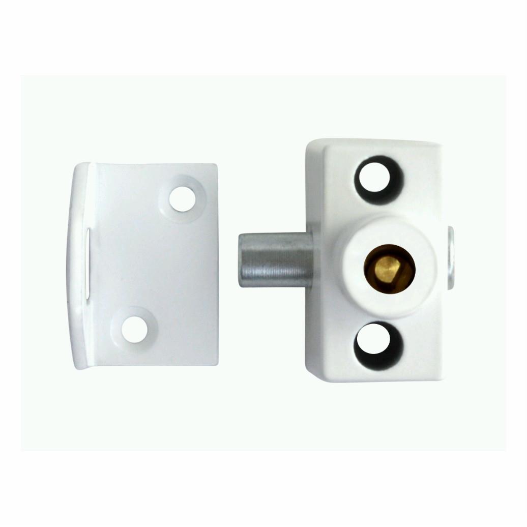 ERA 803-12 Sash Window Bolt; Standard Key; White (WH)