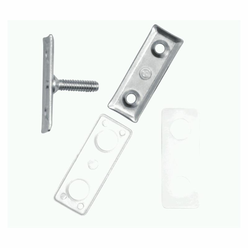ERA 820-52 Staylock Locking Casement Stay Pins; Standard Key; Satin Chrome Plated (SCP); Pack (2+1)
