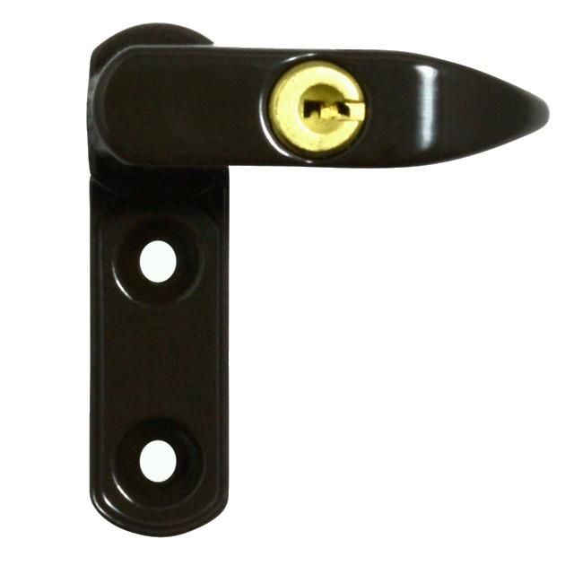 ERA 832-22 PVCu Snap Lock Sash Jammer; Cut Key;  Brown (BN)