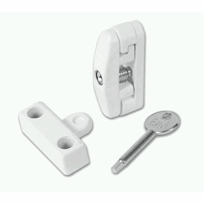 ERA 903-12 Metal Window Swing Lock; White (WH); Pack (2+1)