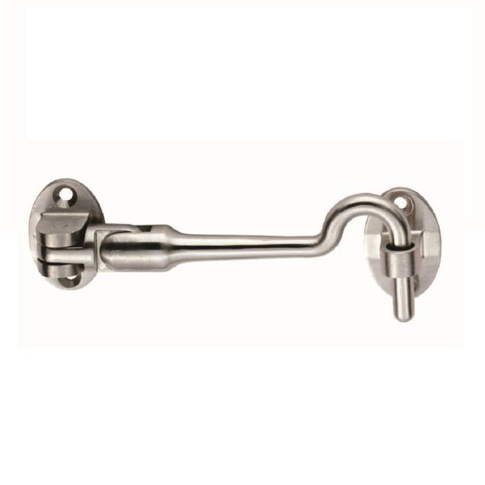 EuroSpec Steelworx CAB1100BSS Silent Pattern Cabin Hook; Bright Stainless Steel (BSS); 103.5mm (4")