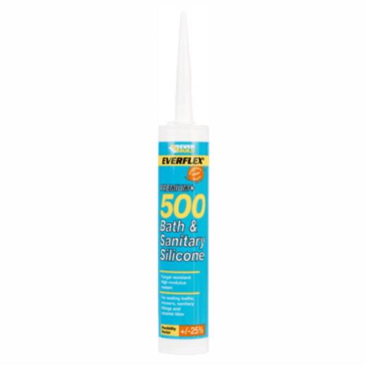 Everbuild Bath & Sanitary Sealant; High Modulus; Ivory (IV); C3