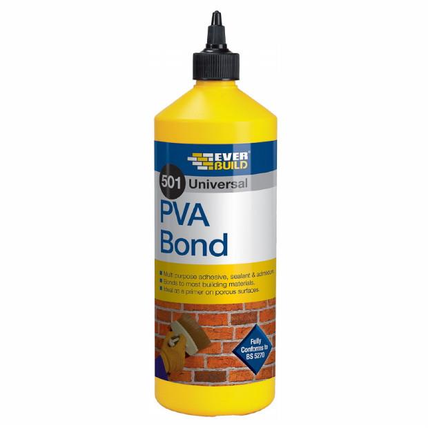 Everbuild 501 PVA Bonding Primer; 1 Litre