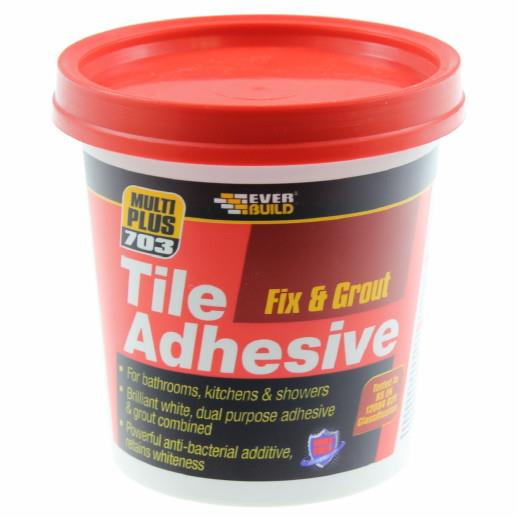 Everbuild 703 Fix And Grout Tile Adhesive; 750gm