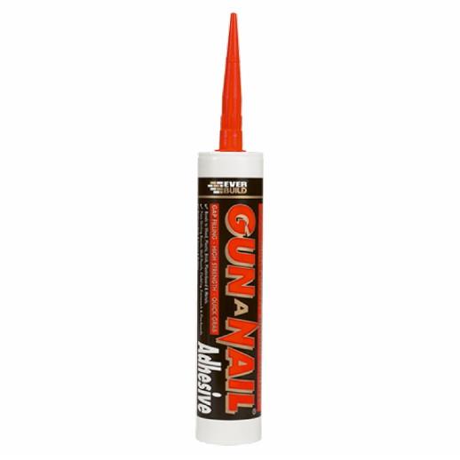 Everbuild Gun-A-Nail Building Adhesive; Beige (BE); C3