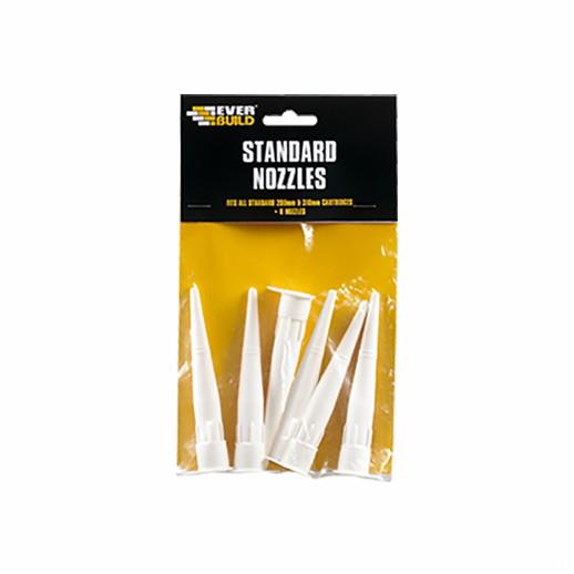Everbuild Standard Cartridge Nozzles; Pack (6)