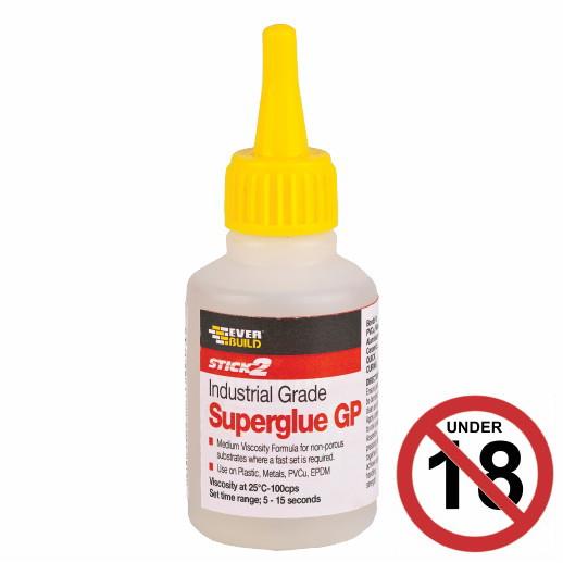 Everbuild Super Fast Industrial Superglue; 20gm