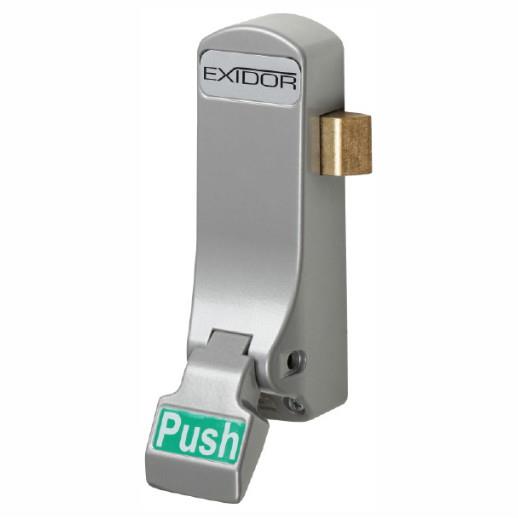 Exidor 297 Push Pad Panic Latch; EN 179; Silver (SIL)