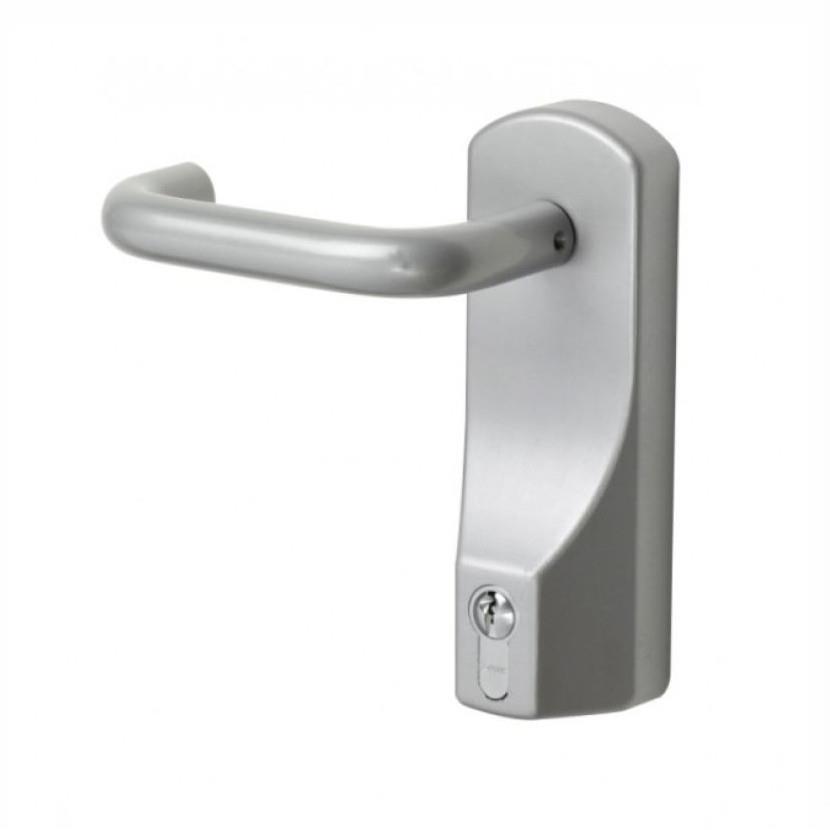 Exidor 322EC Lever Operated Outside Access Euro Cylinder Unit; Including Cylinder; Silver (SIL); For Use With 200 & 300 Series Exit Devices