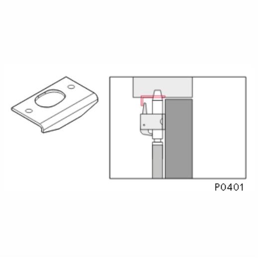 Exidor P0401 Top Trip Plate; Electro Galvanised (EG)(GALV)