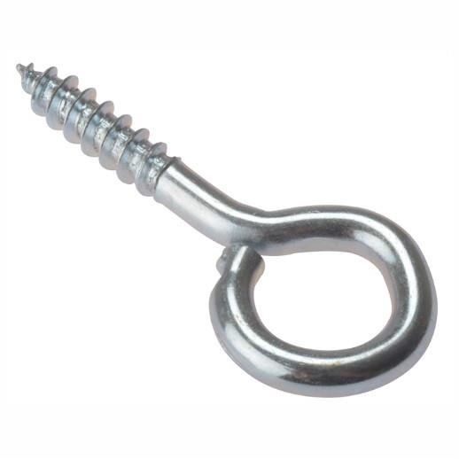 Steel Screw Eye; Zinc Plated (ZP); 25 x 2.0mm