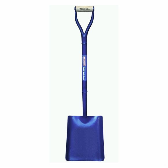 Faithfull FAIASS2MYD All-Steel Square Shovel; MYD Handle; No. 2