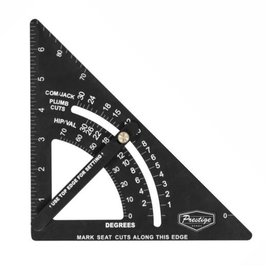 Faithfull FAICSQA7CNC Prestige Adjustable Quick Square; Black Aluminium; 180mm (7