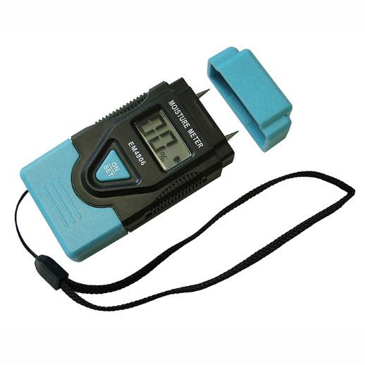 Faithfull FAIDETDAMP Damp Detector & Moisture Meter; LCD Display