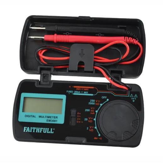 Faithfull DETPOCKET Pocket Portable Multimeter