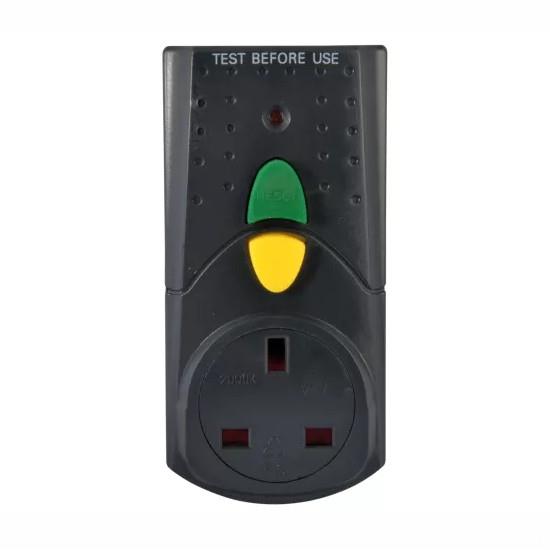 Faithfull RCD Safety Adaptor Plug; (Circuit Breaker)