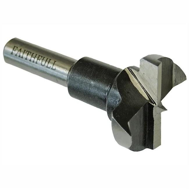 Faithfull HBB26HCS Hole Cutter For 26mm Concealed Hinges; 26mm x 60mm x 8mm Shank