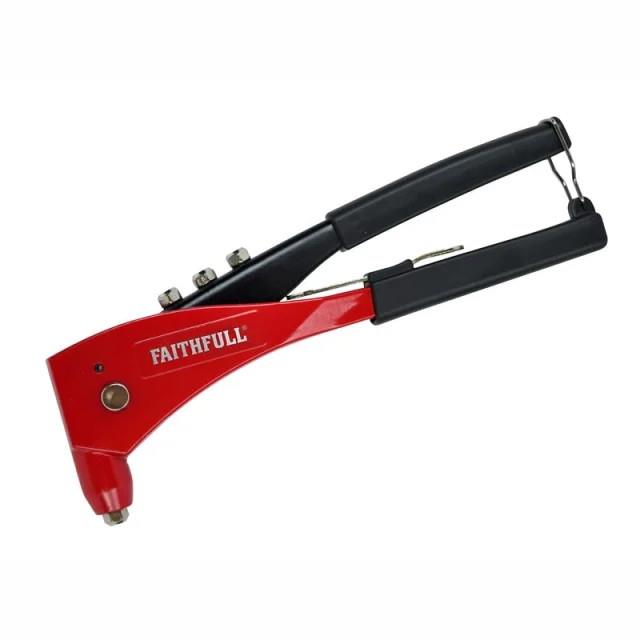 Faithfull FAIHDR Heavy Duty Riveter; To suit 2.4; 3; 4 & 5mm Diameter Rivets