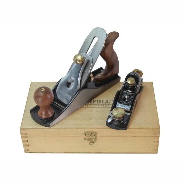 Faithful PLANE4AV Twin Plane Set; No.4 Plane & No.60 1/2 Block Plane; In A Wooden Box