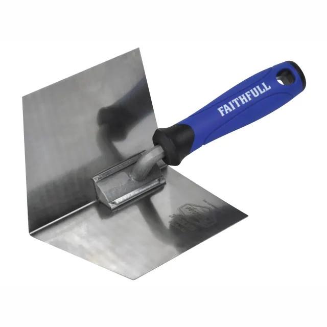 Faithfull FAIPTICTSS Prestige Internal Corner Trowel; 125 x 100mm (5 x 4