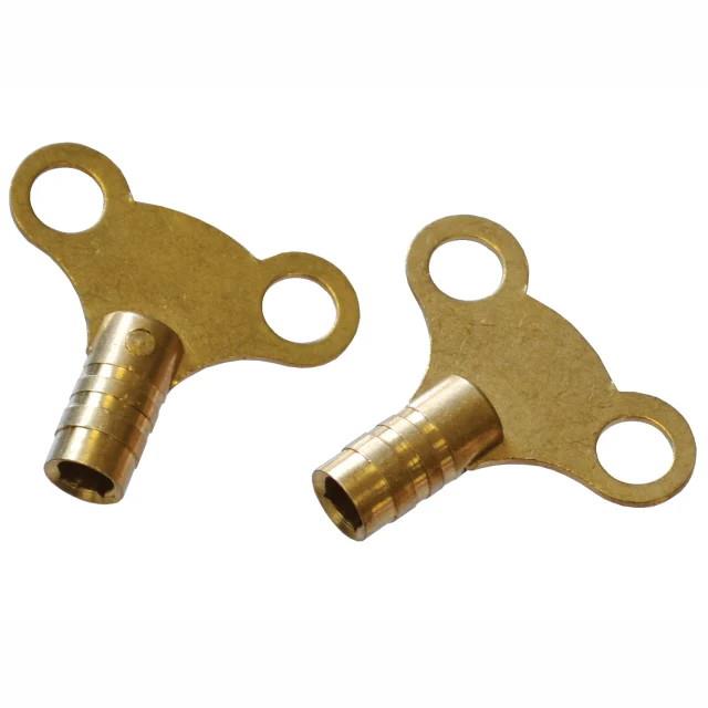 Faithfull FAIRADKEY Radiator Keys; Brass; Pack (2)