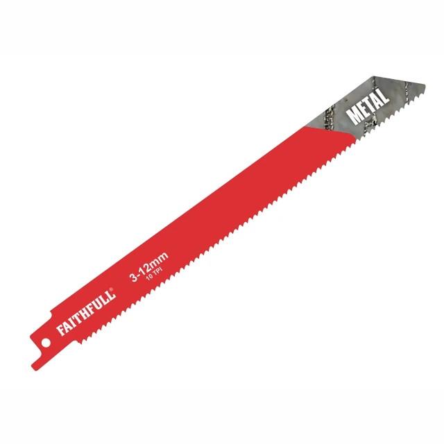 Faithfull FAIS1118BF Bi-Metal Recipricating Sabre Saw Blades; 200mm (8