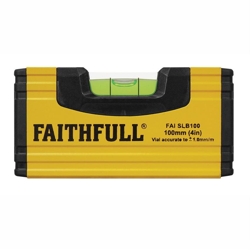 Faithfull FAISLB100 Magnetic Mini Box Level; 100mm (4