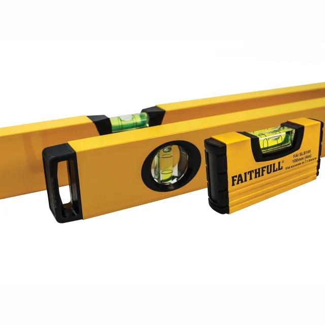 Faithfull FAISLBSET3 Box Spirit Level Triple Pack; 1200 & 600mm + Magnetic Mini Level