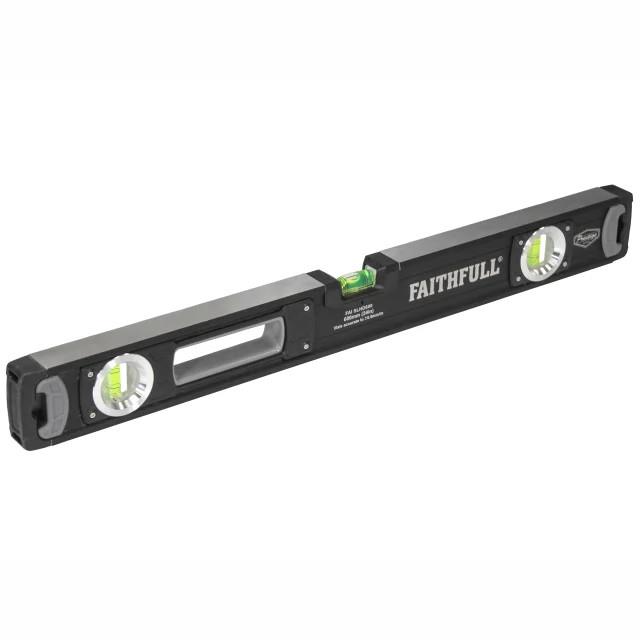 Faithfull FAISLHD600 Prestige Professional Heavy-Duty Spirit Level; 3 Vial; 600mm (24